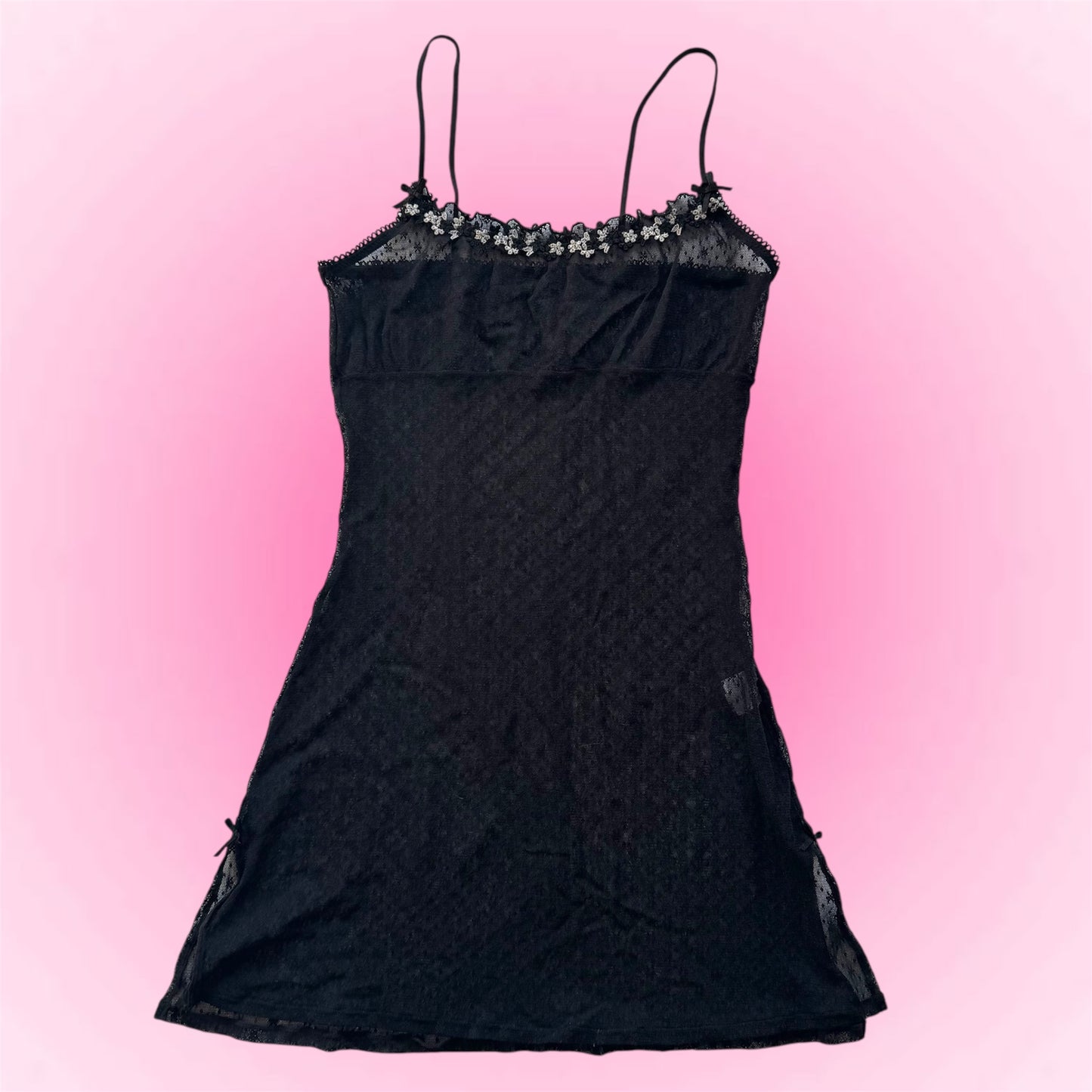 Mesh Y2k slip dress (S)