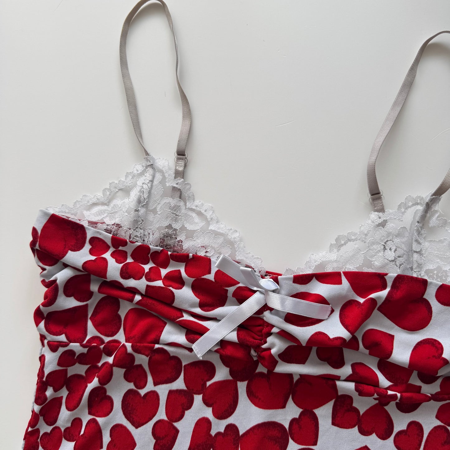 Vintage Y2k heart top (S)