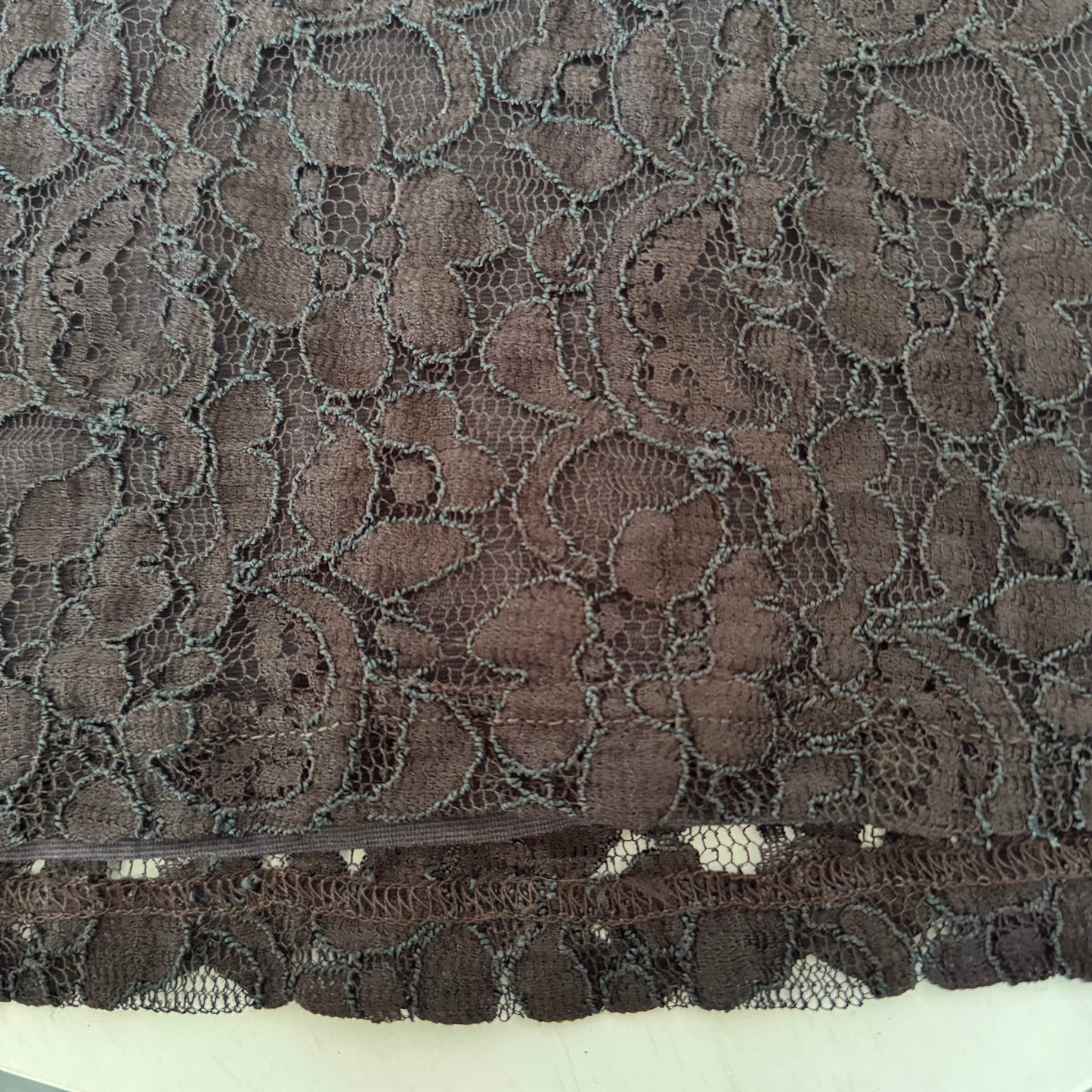 Brown lace tank top
