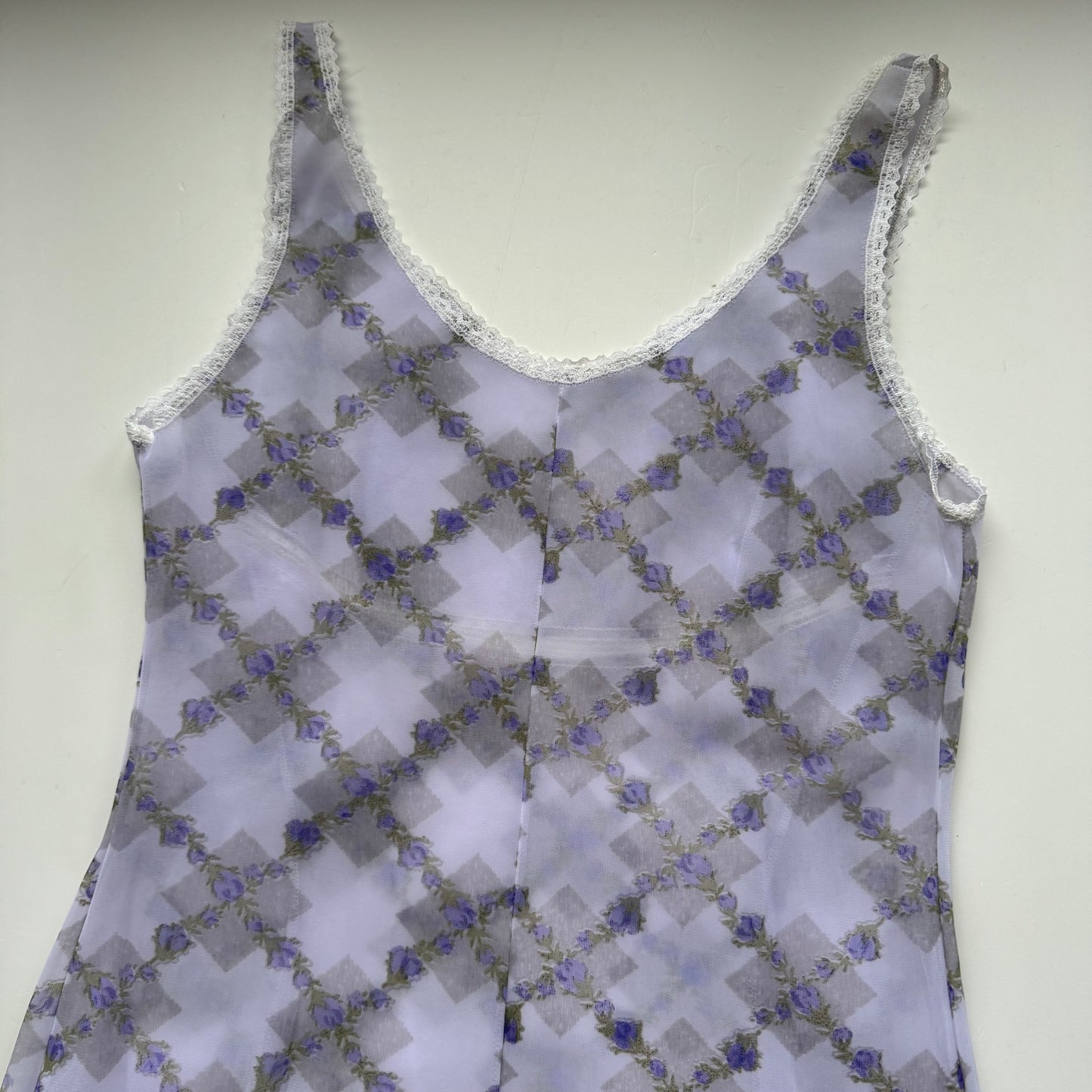 Lavender vintage slip dress (S)