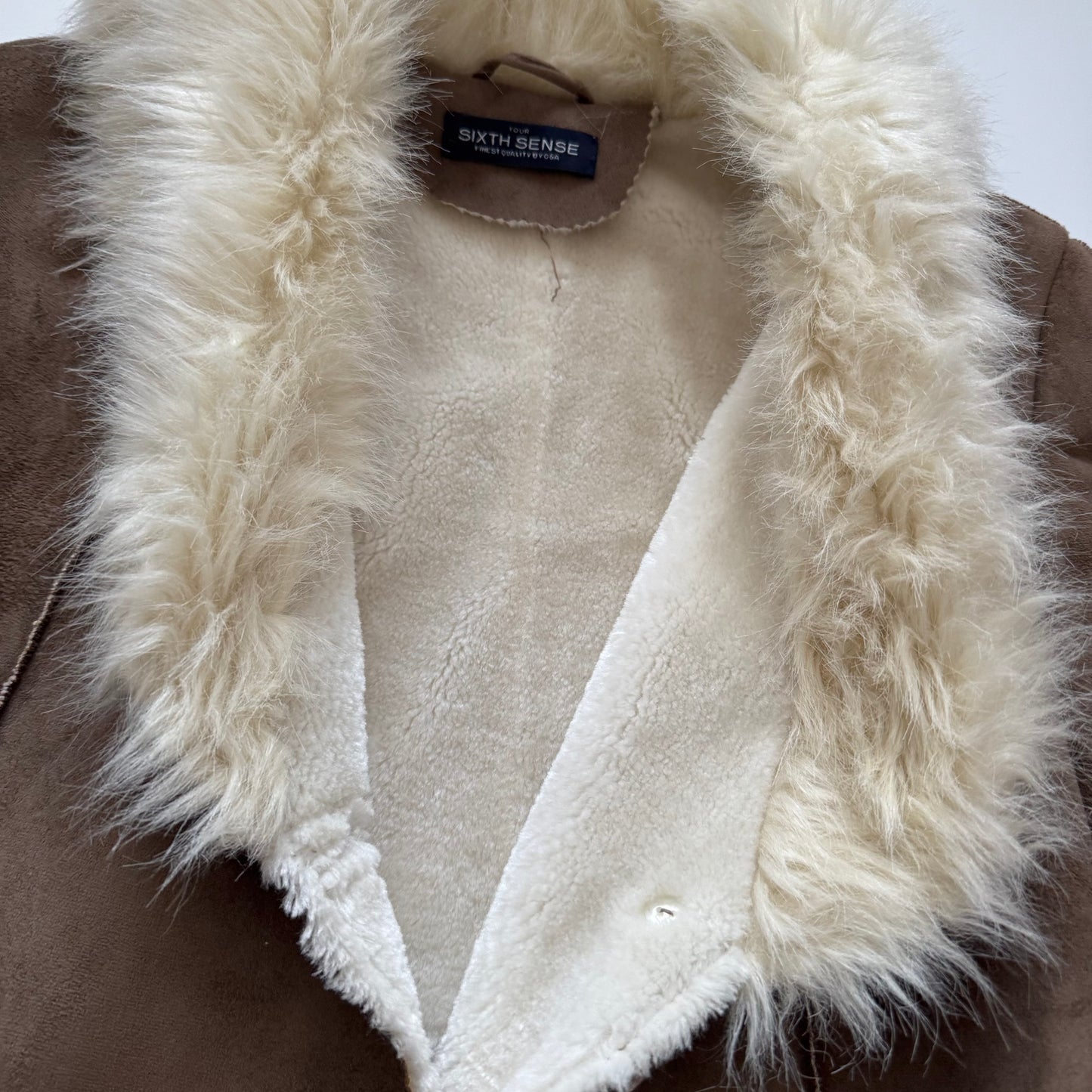 Brown afghan coat (L)