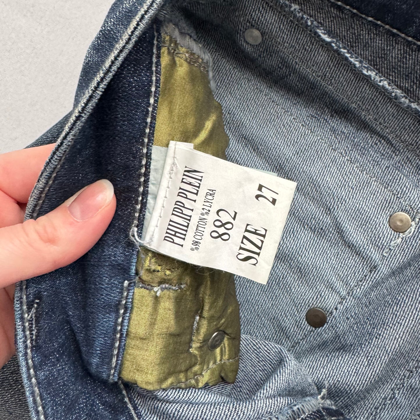 Grunge straight leg jeans (27)