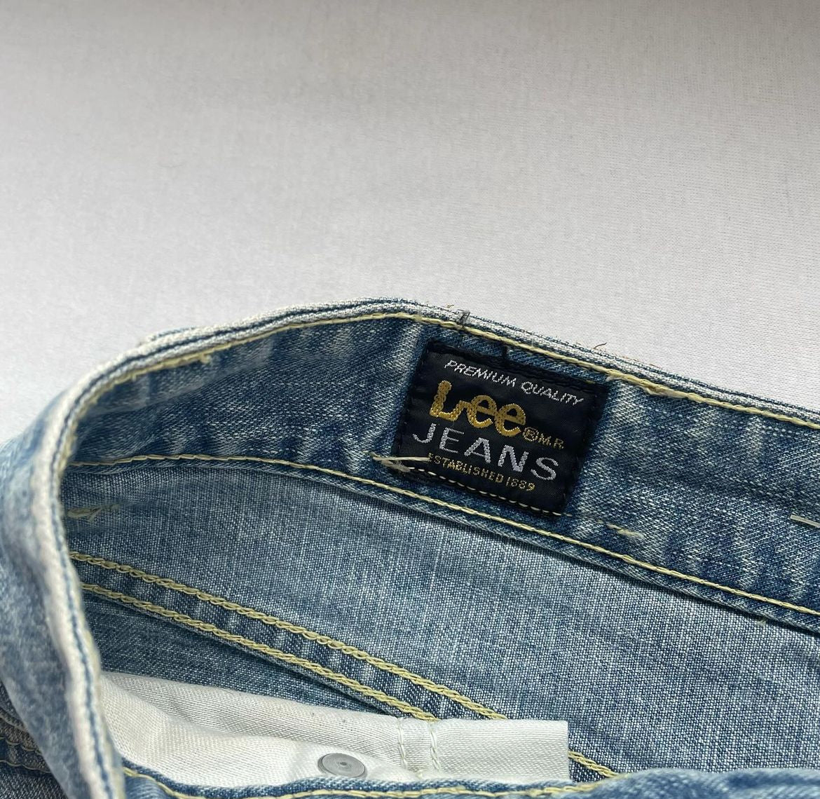 Vintage Jeans Midi Skirt (M)