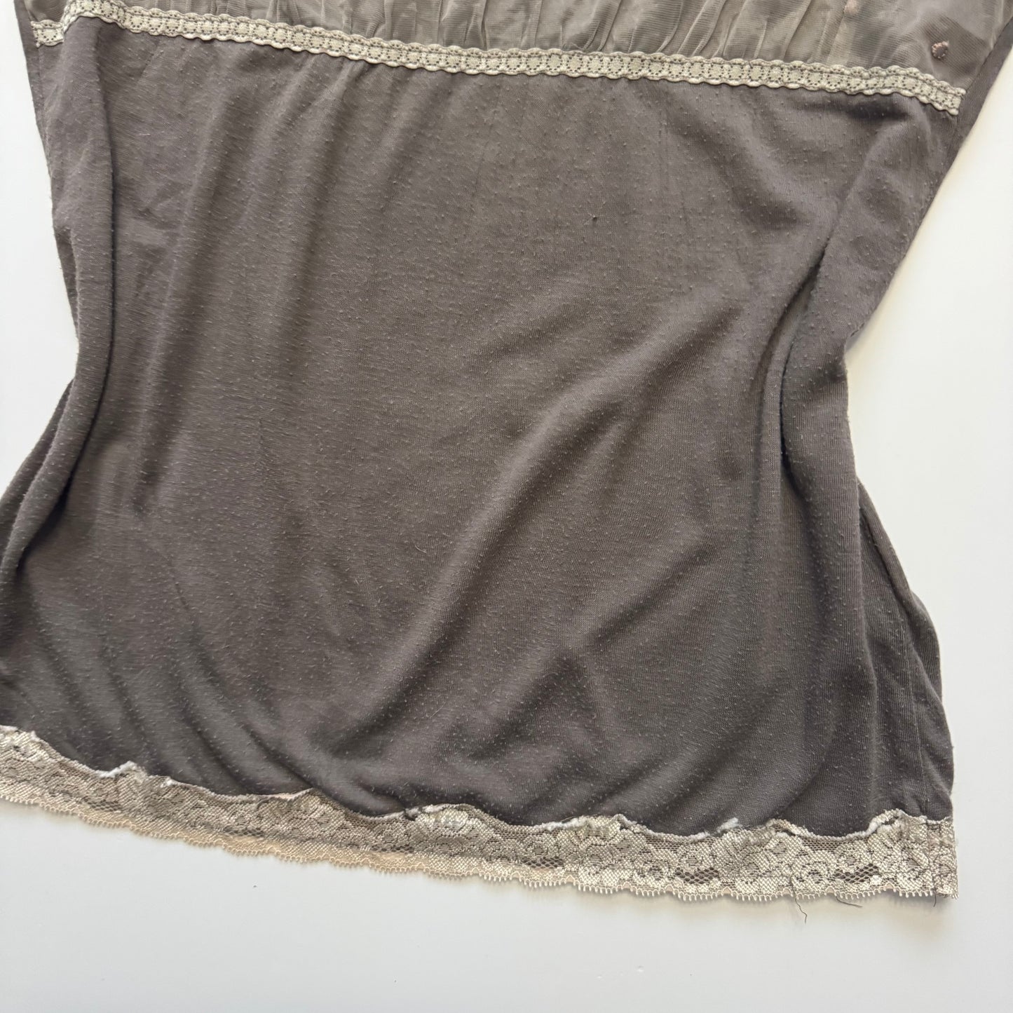 Cute grey fairy top (L)