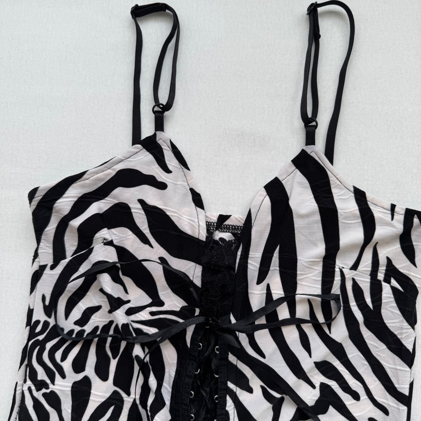 Zebra cami top (S)