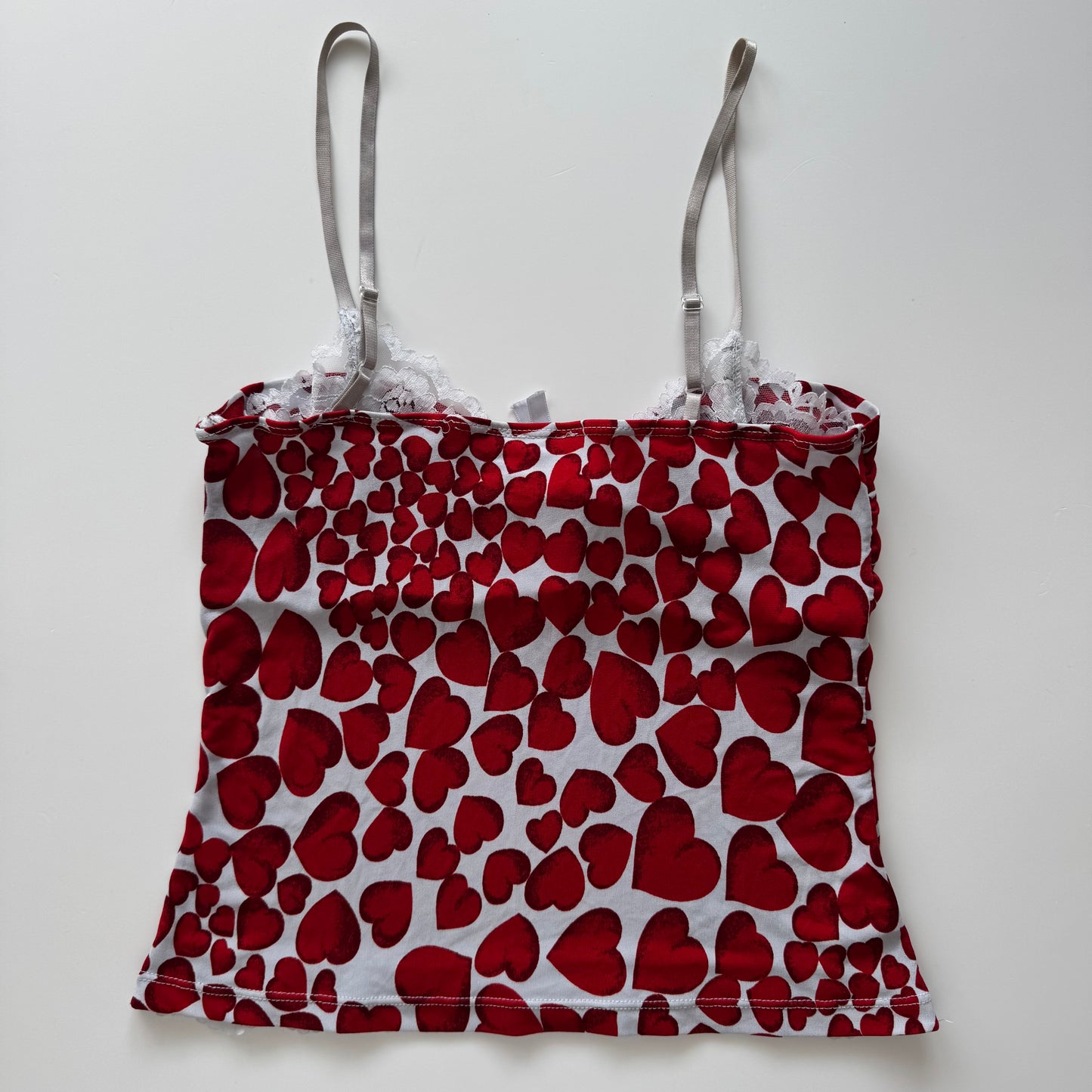 Vintage Y2k heart top (S)