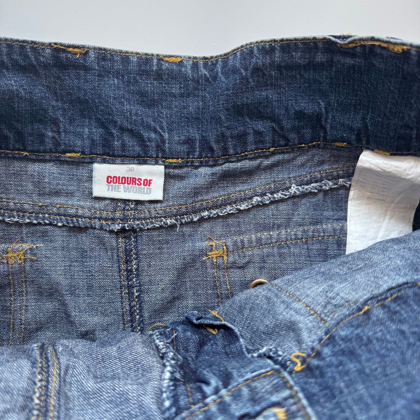 Denim Y2k midi skirt (M)