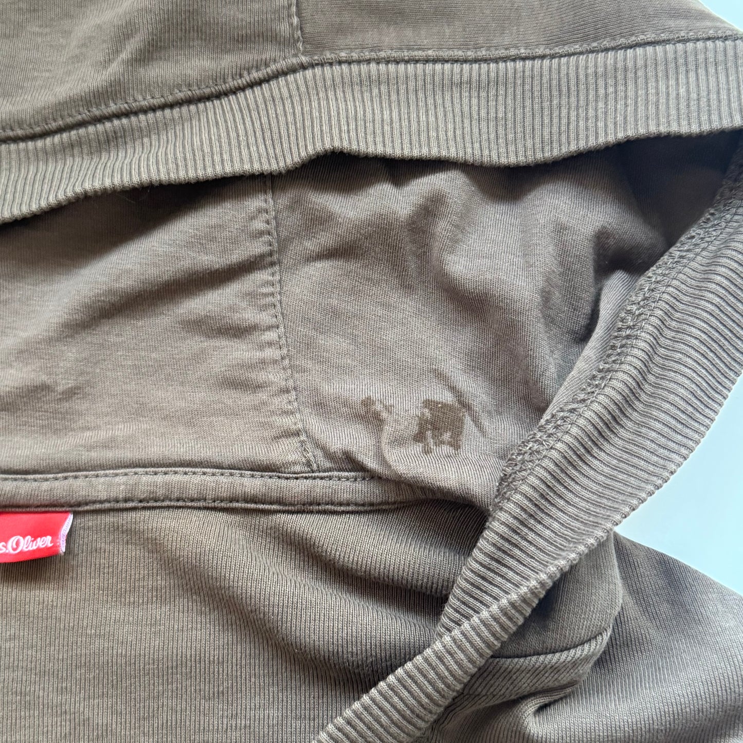 Brown Hooded Longsleeve (S)