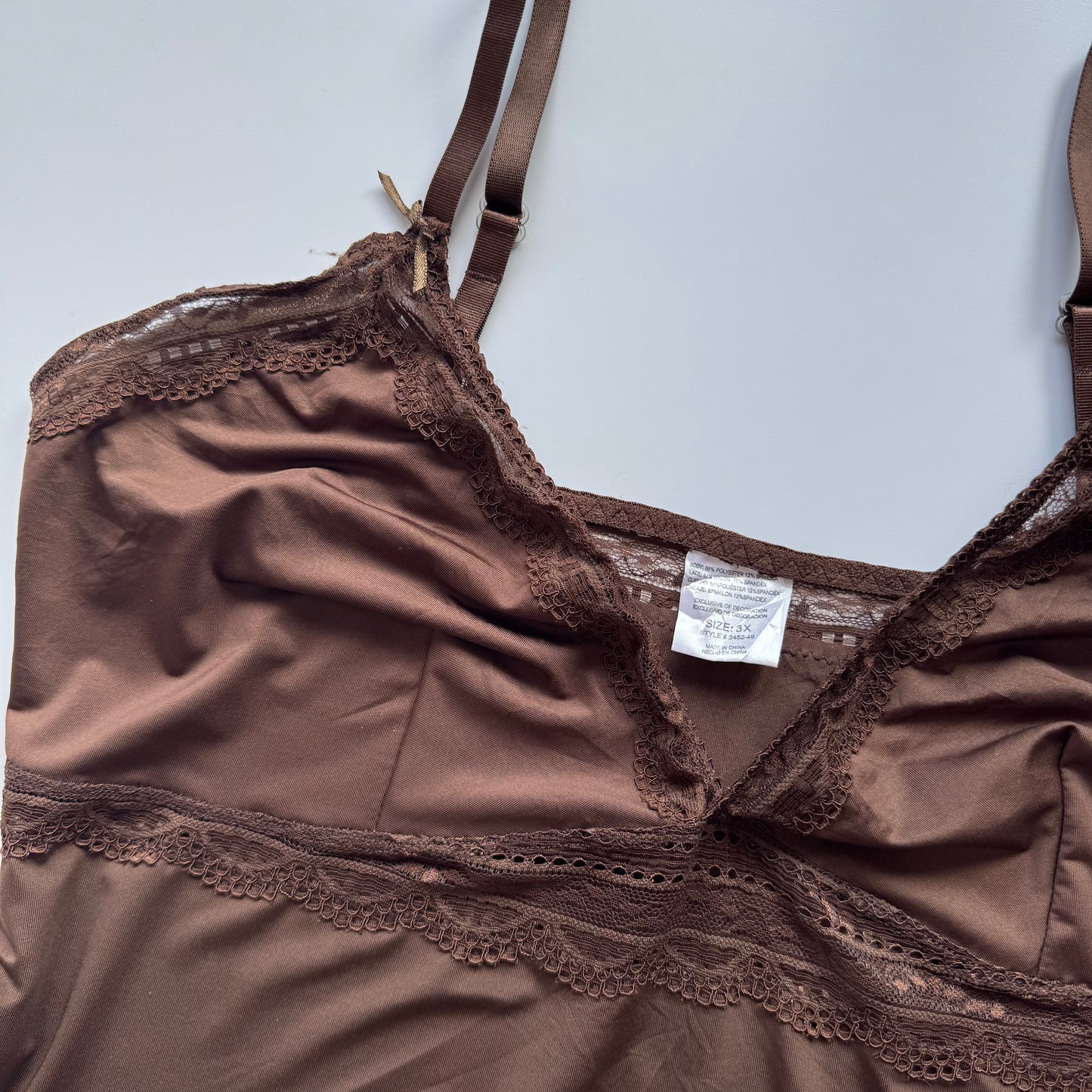 Brown cami top (L-XL)