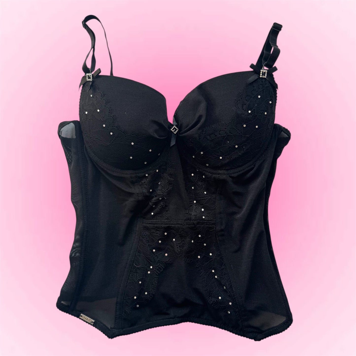 Black vintage corset (85B/C)