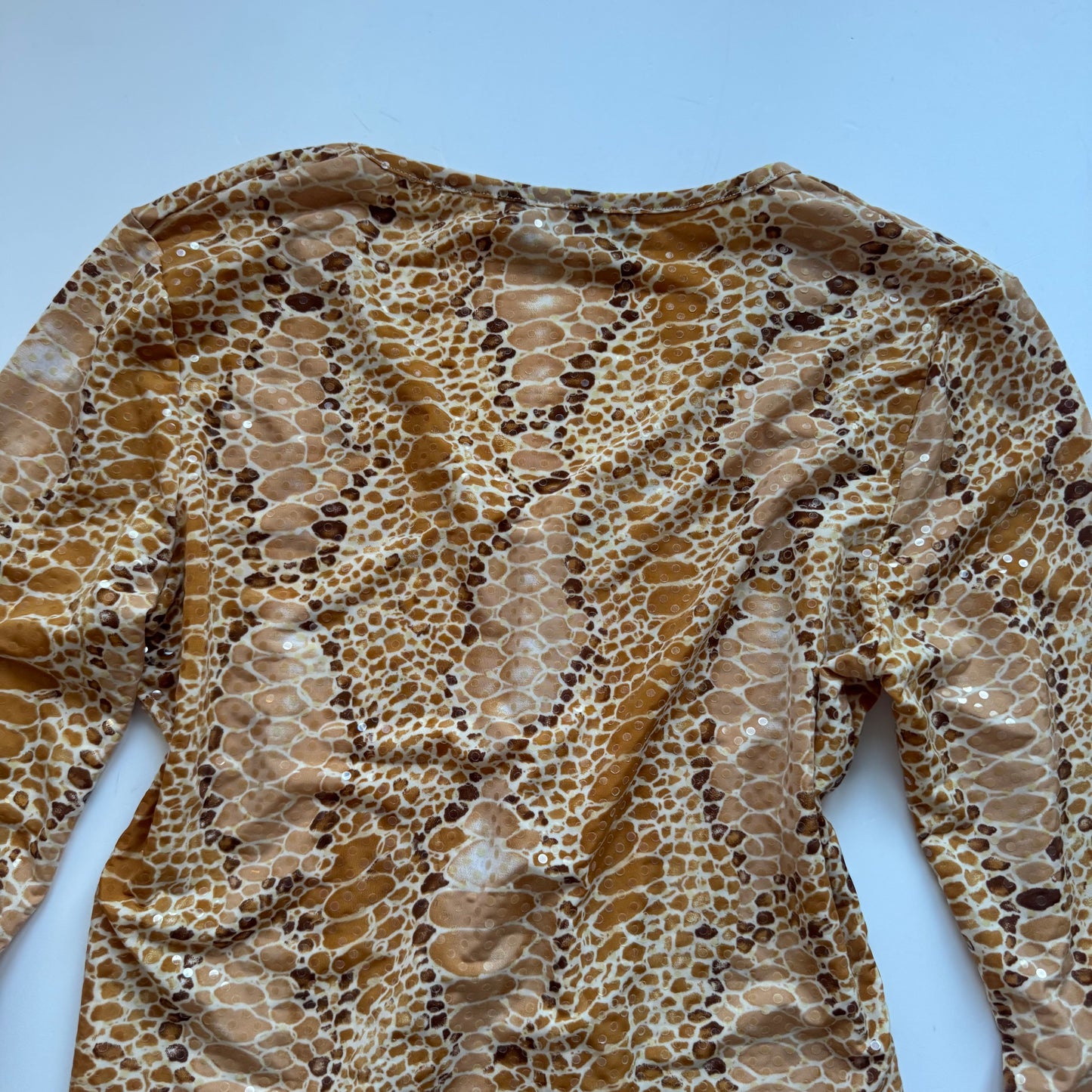 Snakeskin Print Longsleeve (S)