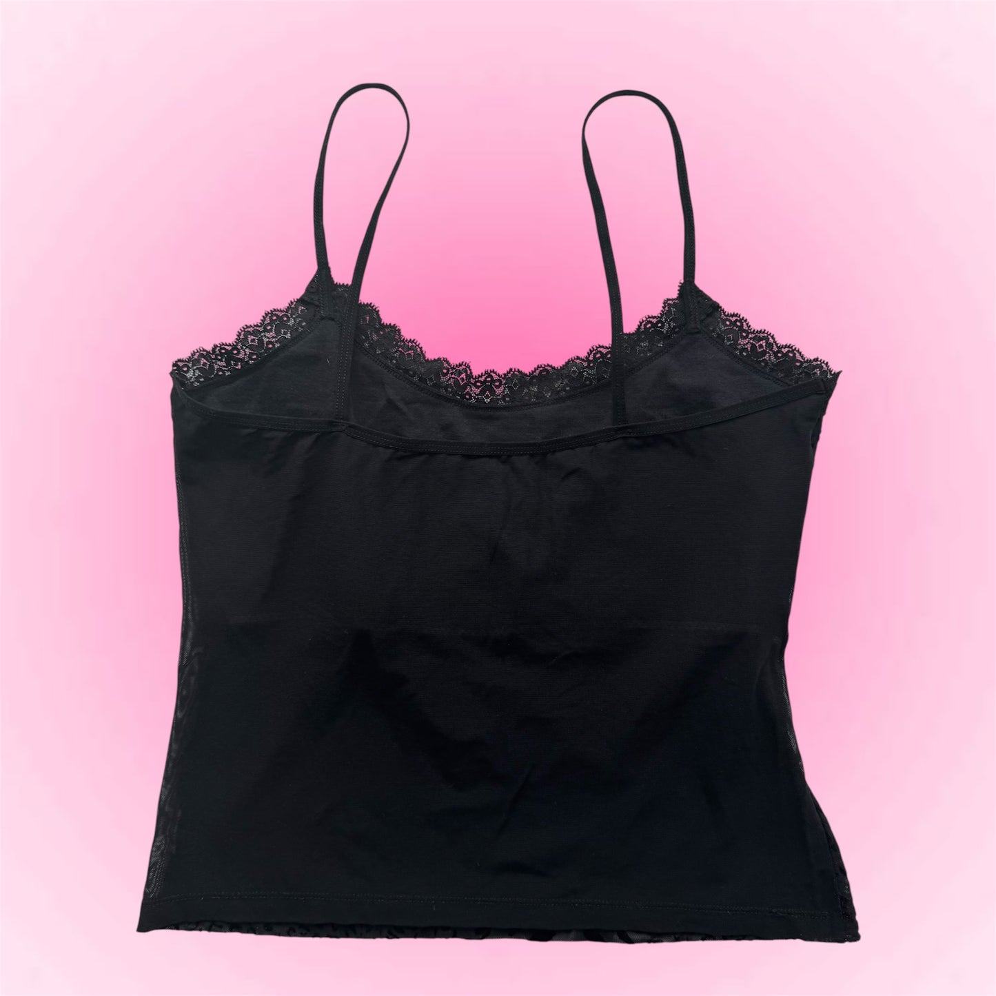 Black mesh top (S)