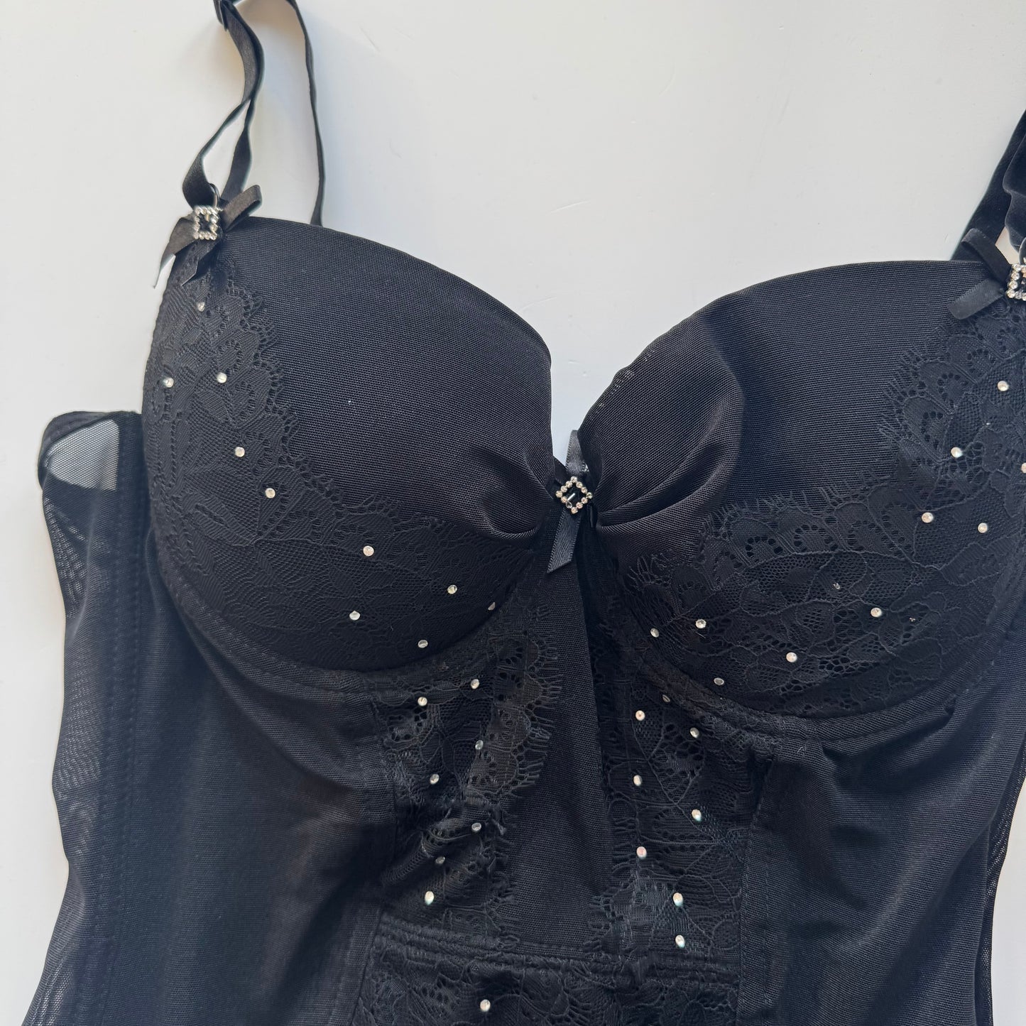 Black vintage corset (85B/C)