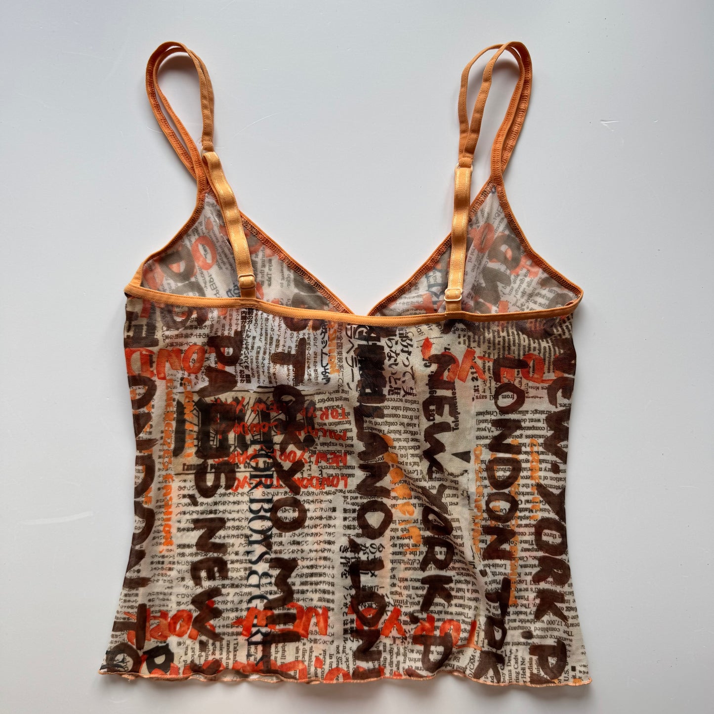 Y2k mesh cami top (M)
