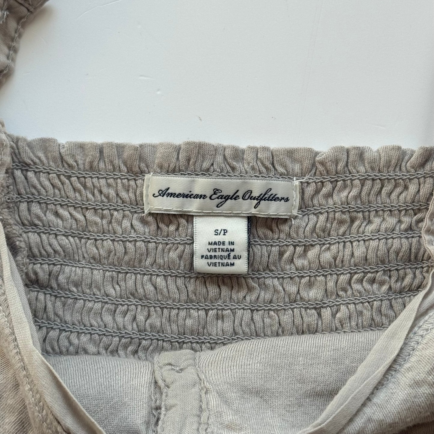 Grey Y2k Top (S)