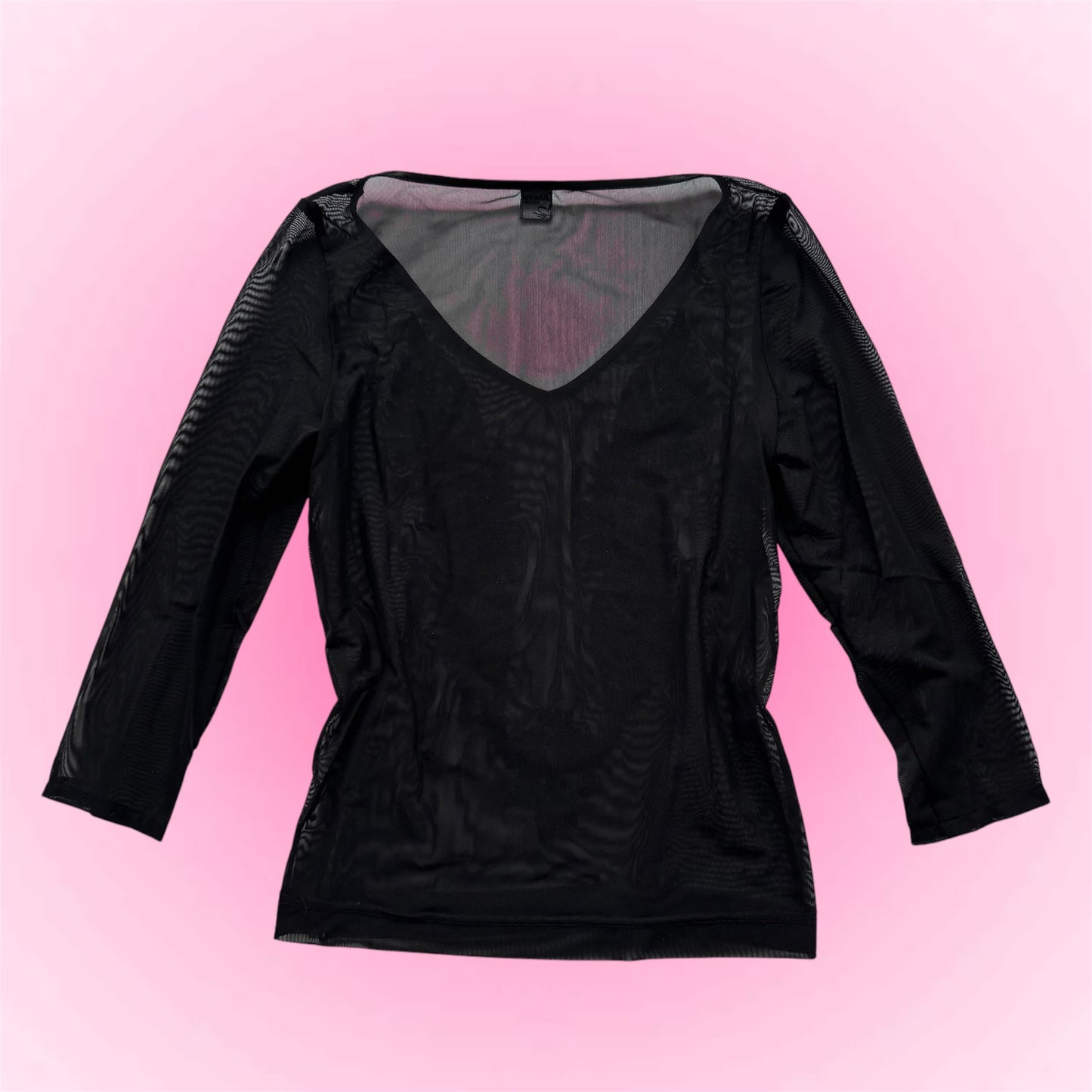 Black mesh wings longsleeeve (M)