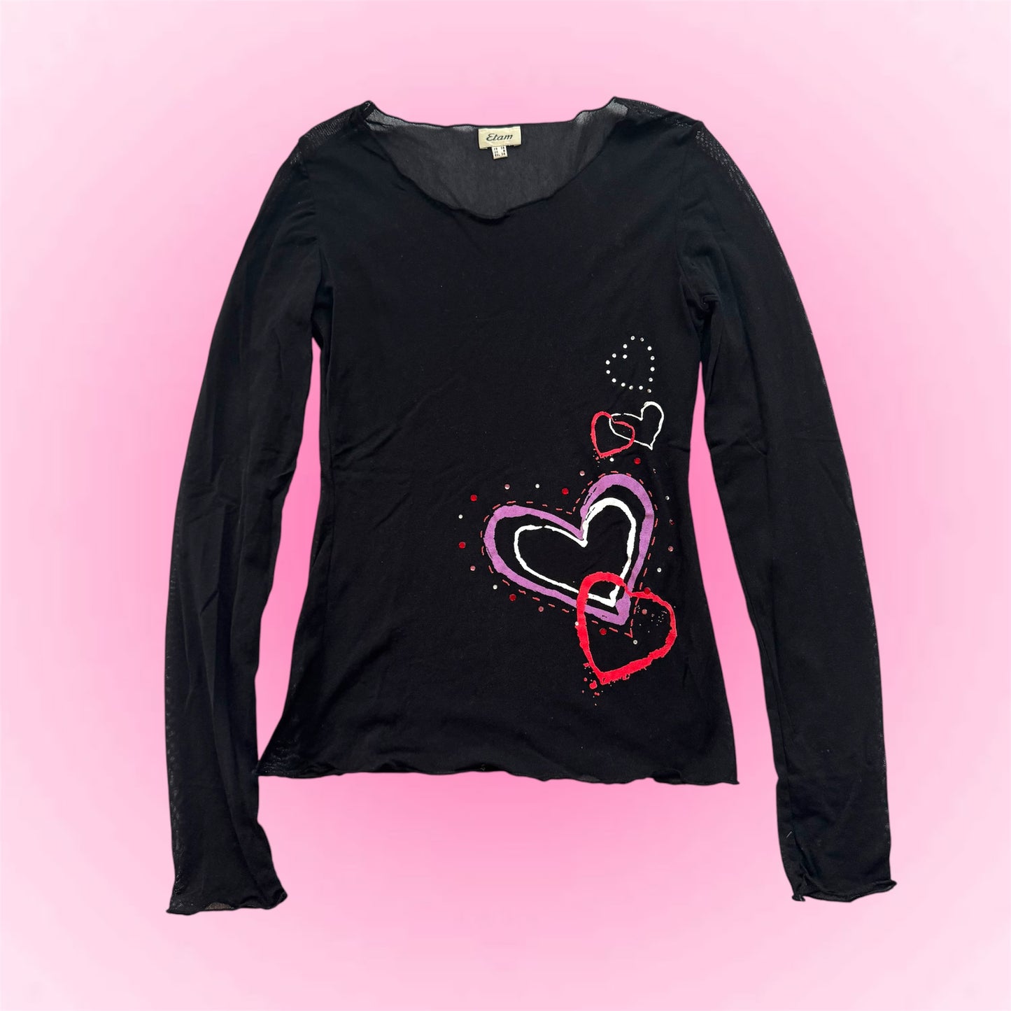 Cute mesh longsleeve Etam(XS)