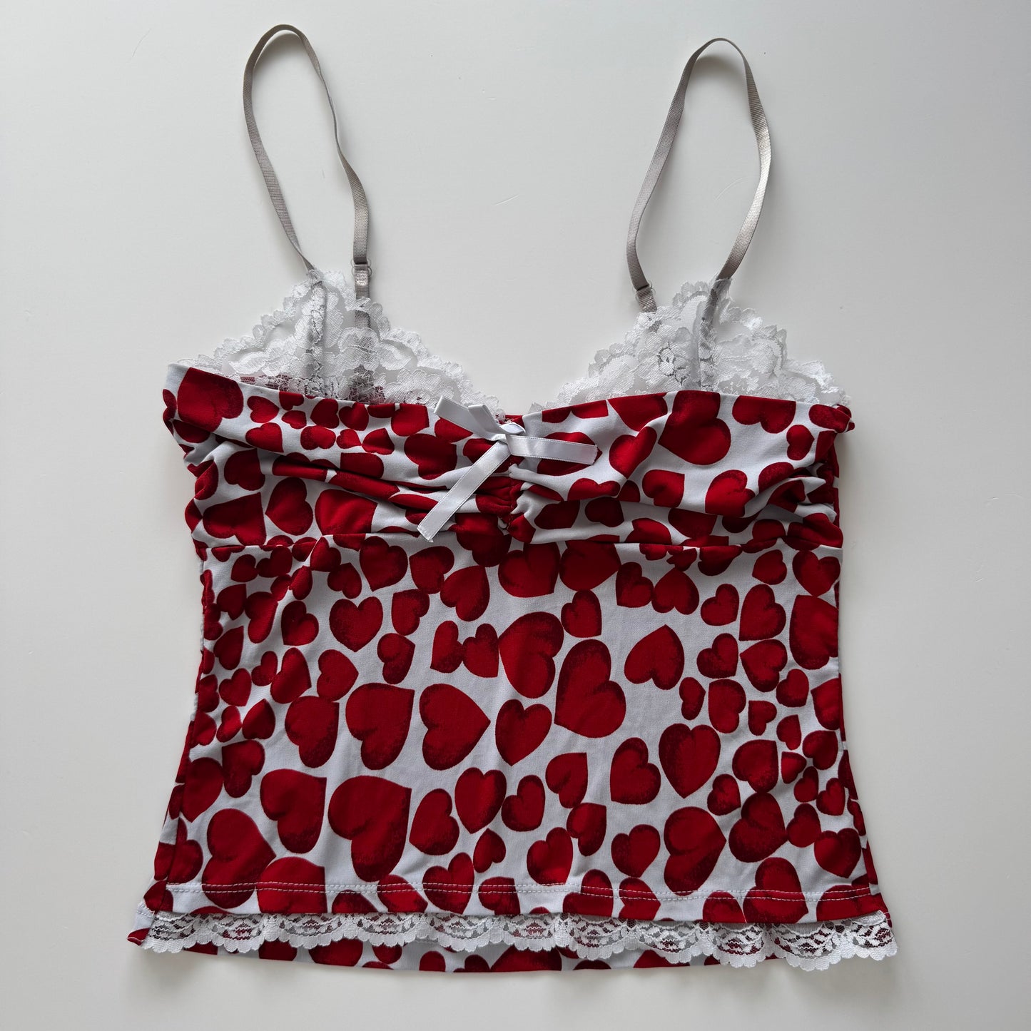 Vintage Y2k heart top (S)