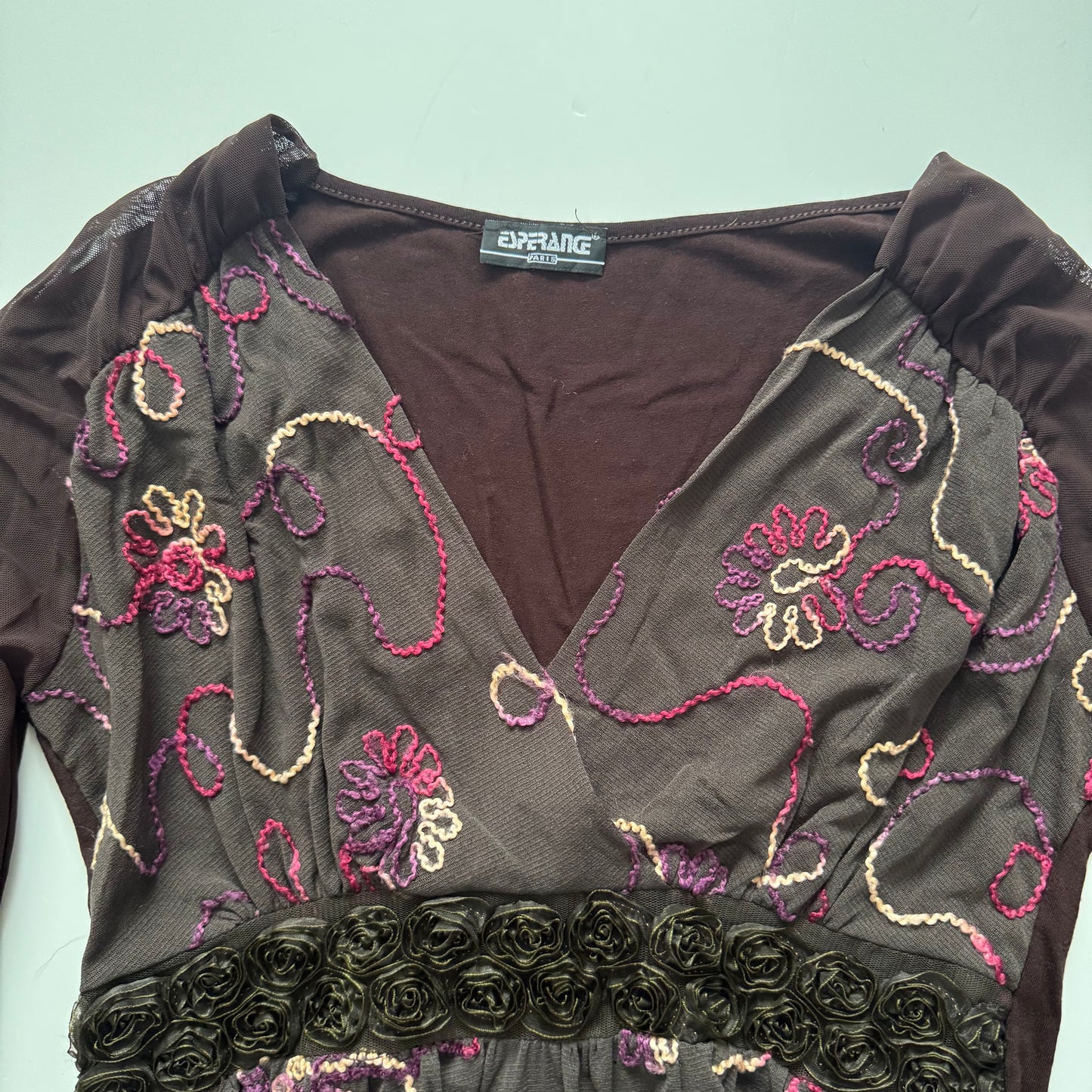 Brown vintage longsleeve (S)