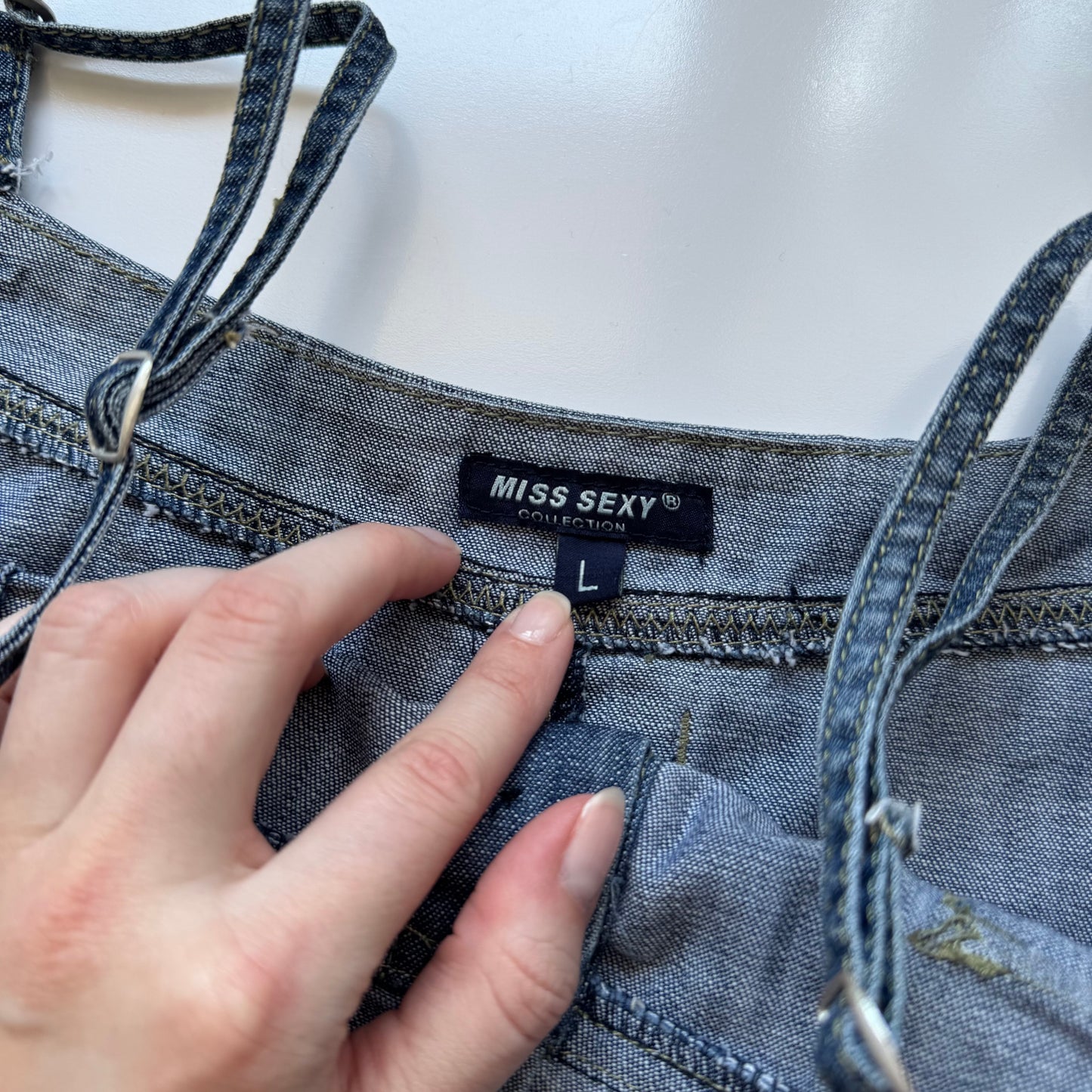 Mini jeans dress (S)