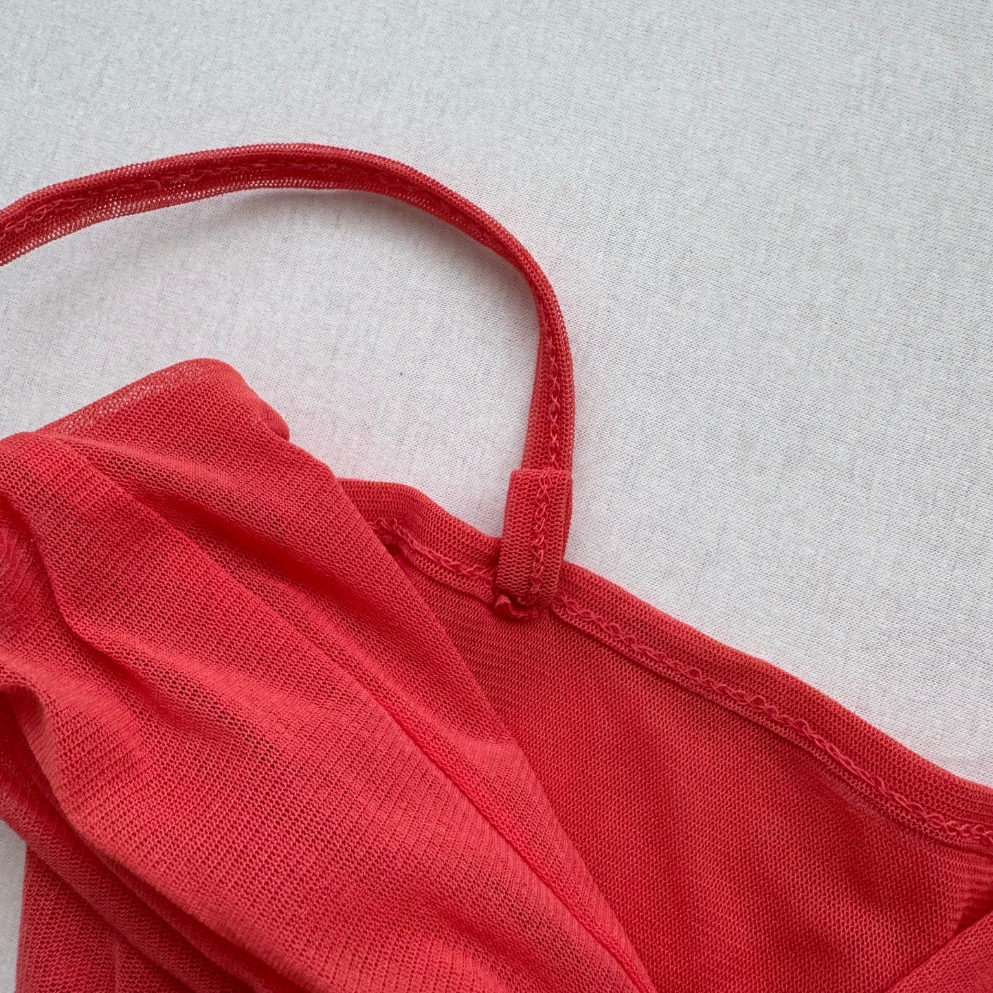 Vintage red mesh cami (XS)