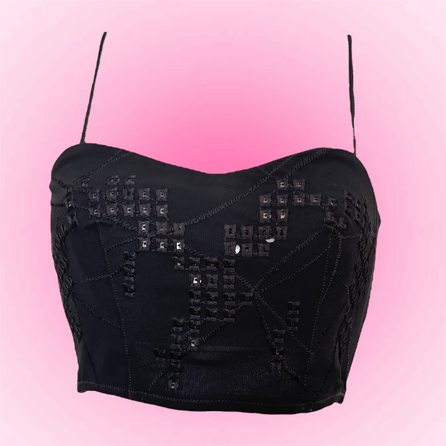 Cute bustier top (S) Deadstock