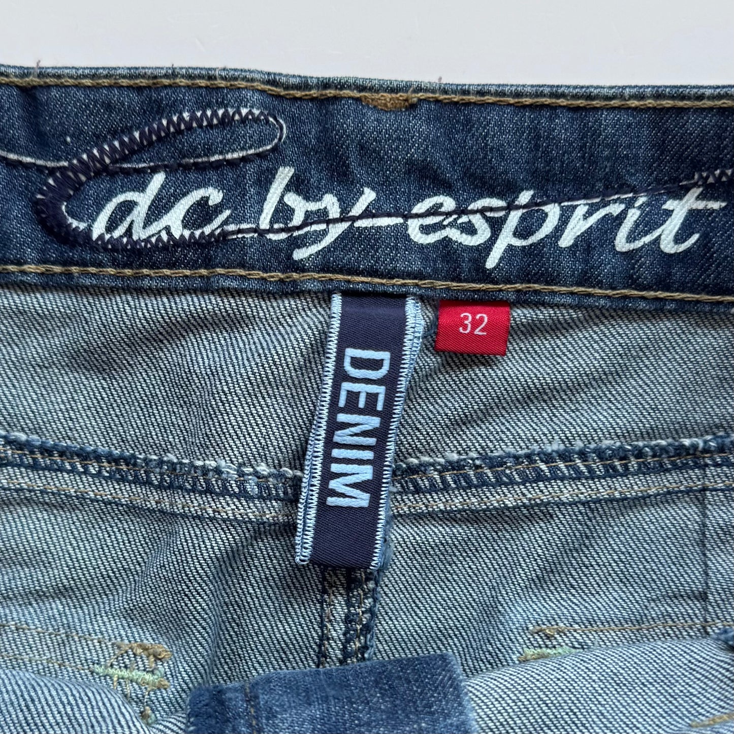 Vintage Denim Mini Skirt (S)