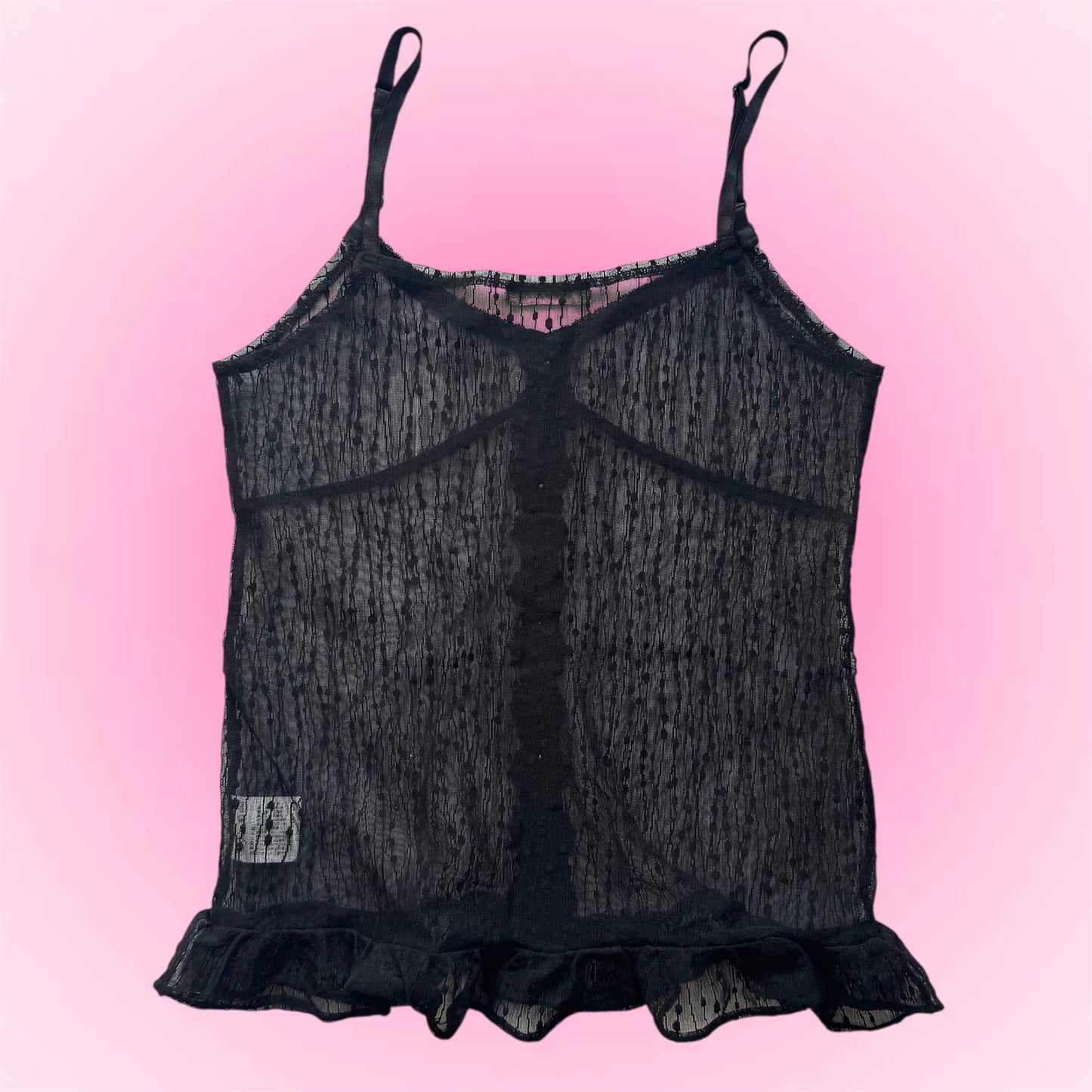 Black Y2K top (M)