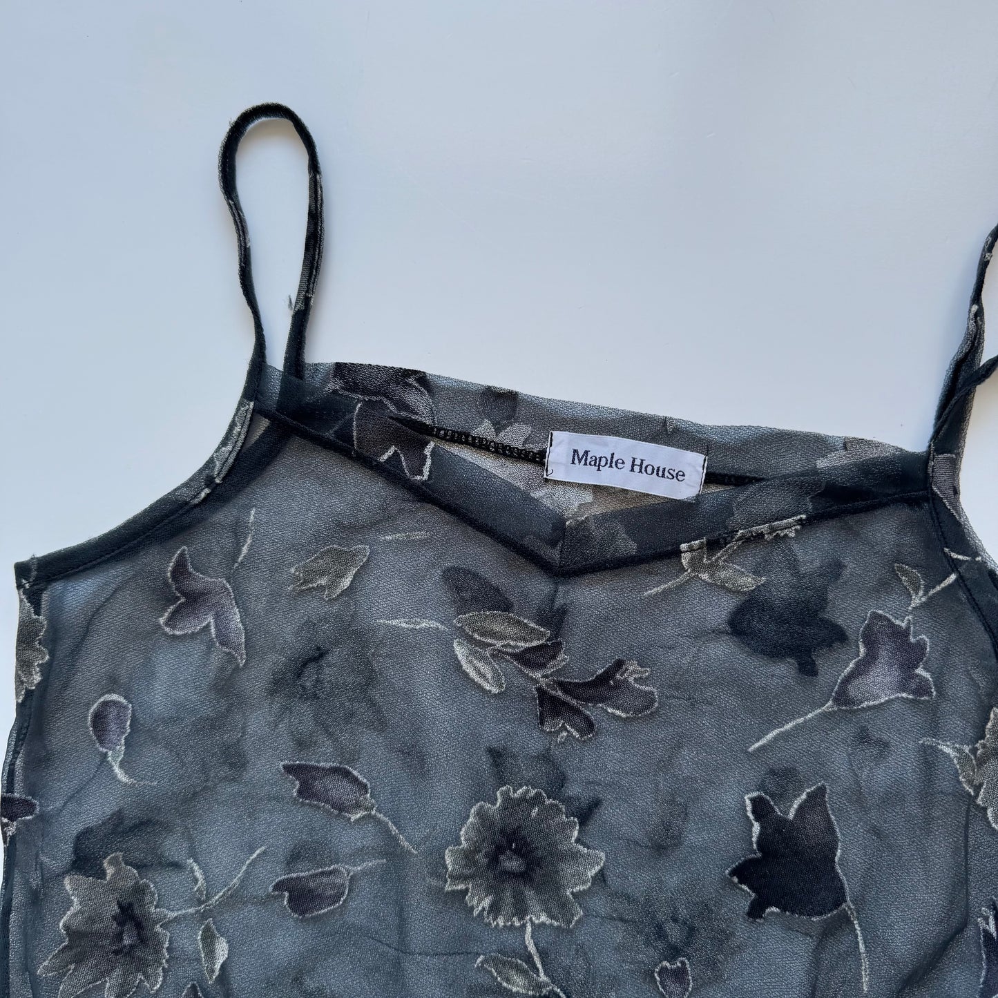Grunge mesh flower top (M)