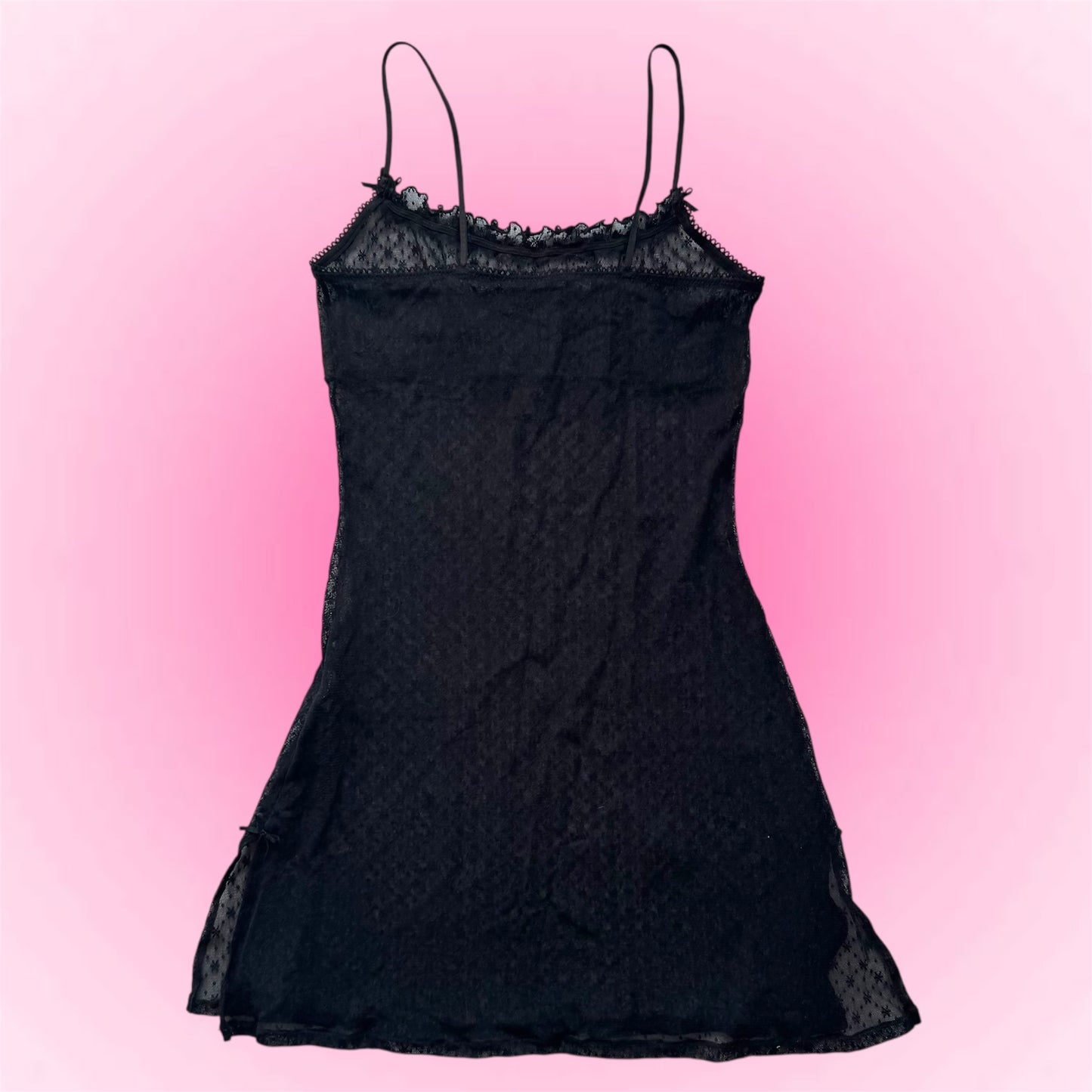 Mesh Y2k slip dress (S)