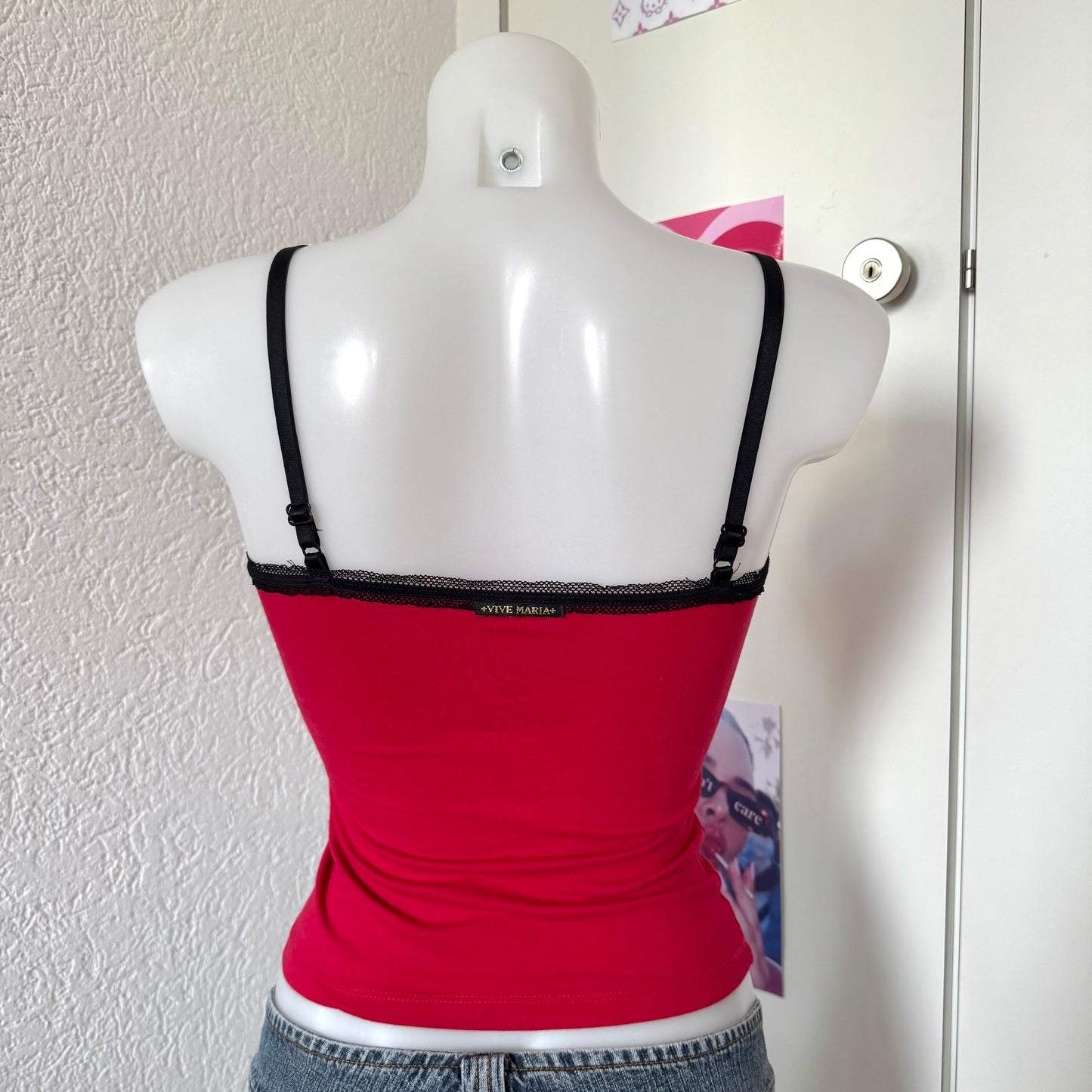 Red Vive Maria cami top (XS)