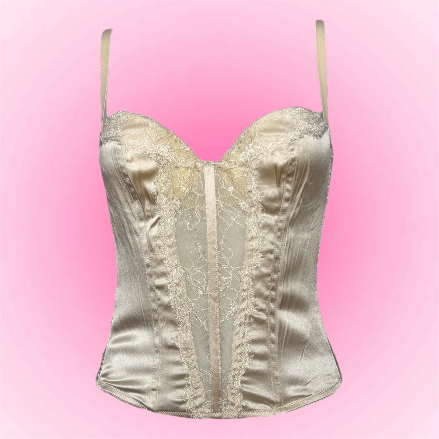 Beautiful corset top (75B) deadstock, new with tags