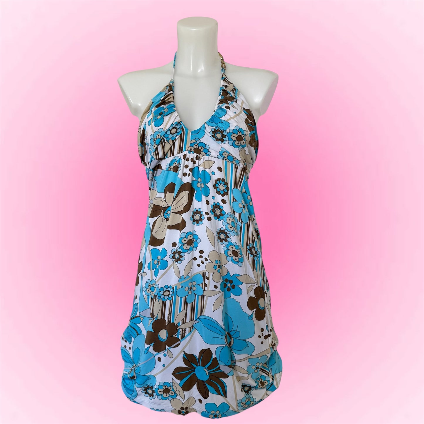 Vintage neckholder dress (L)