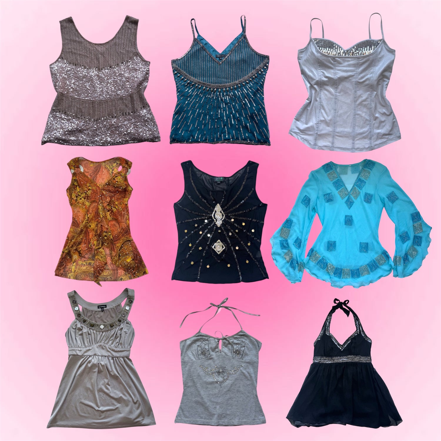 Collection#59- Summer Sequin Tops