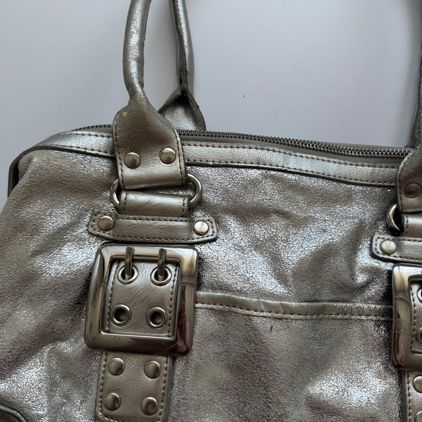 Silver Y2k Shoulder Bag
