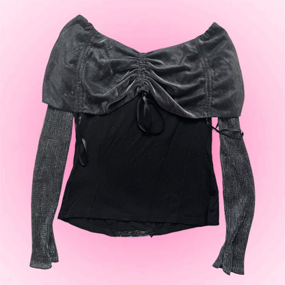 Vintage gothic longsleeve (M)