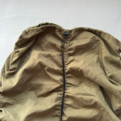 Green Y2k parachute skirt (M)