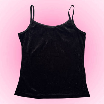 Black velvet fairy top (S)