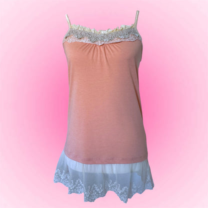 Orange Japanese Lace Cami (M)