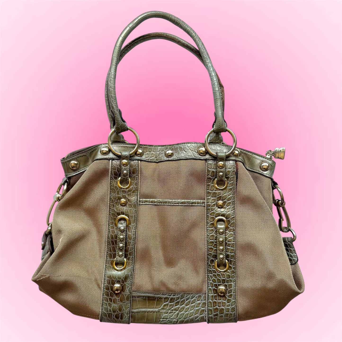 Studded Satchel Bag Kathy Van Zeeland
