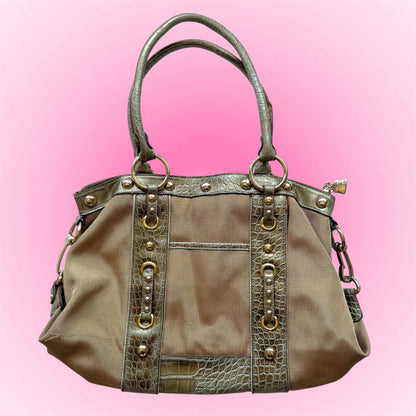 Studded Satchel Bag Kathy Van Zeeland