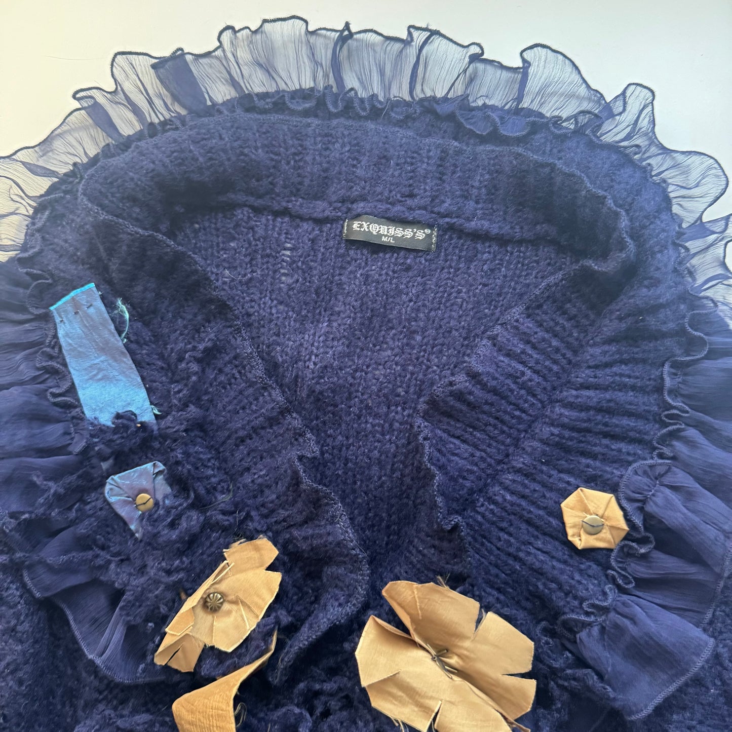 Embellished Knit Cardigan (M/L)