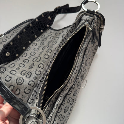 Grey Y2k shoulder bag