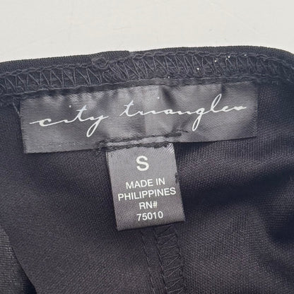 Cute black glittery flower dress (S)