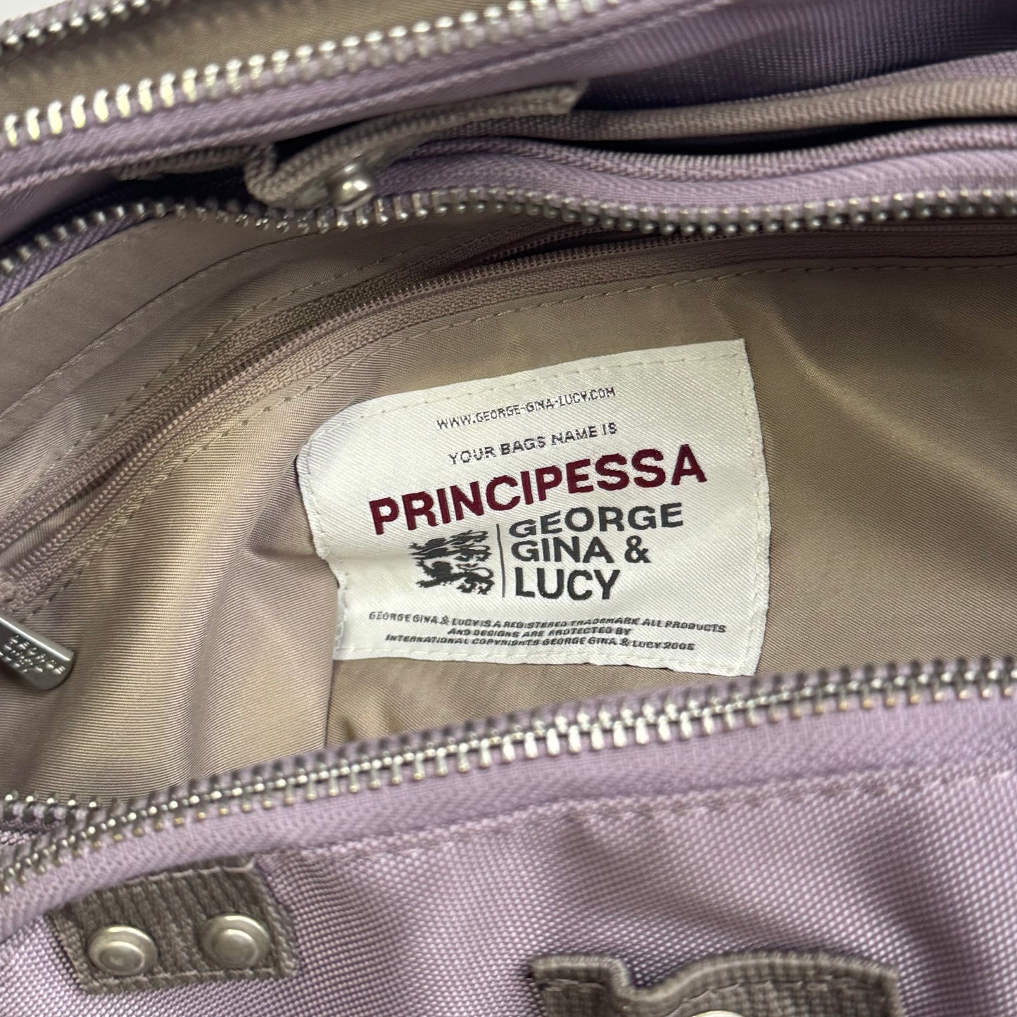 Purple George, Gina&Lucy bag