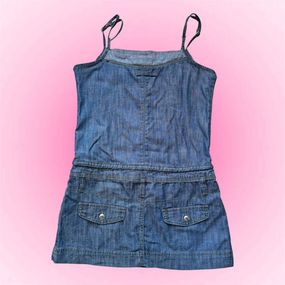 Mini jeans dress (S)