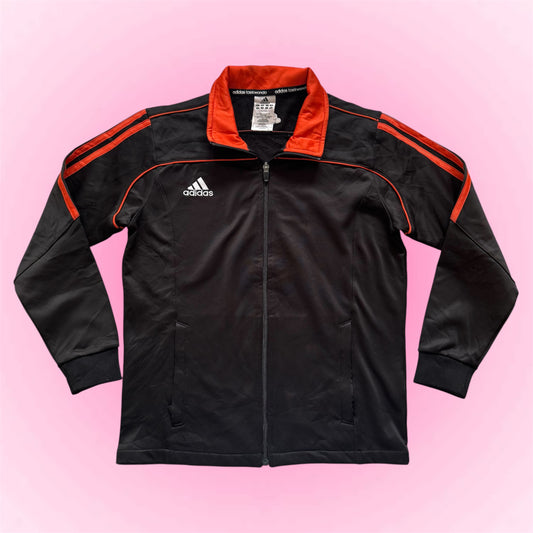 Black/orange Adidas jacket (S)