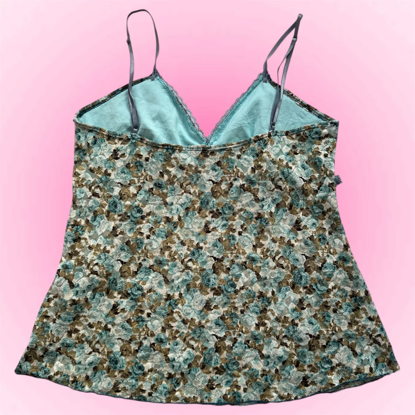 Blue Floral Cami Top (M)