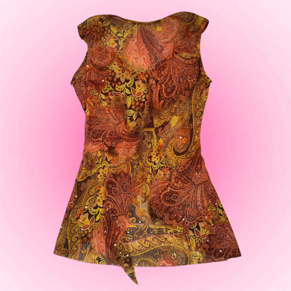 Vintage Paisley Top (M)