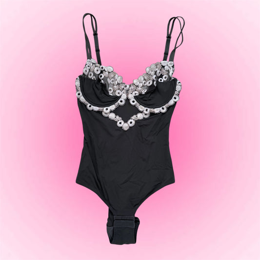 Cute bodysuit (XS) New with tags, deadstock